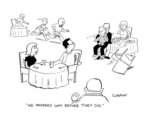 "We ordered way before they did."