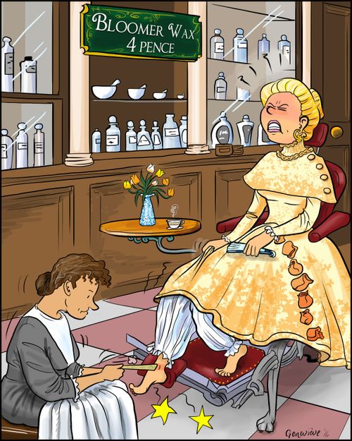 Bloomer Wax: 4 Pence