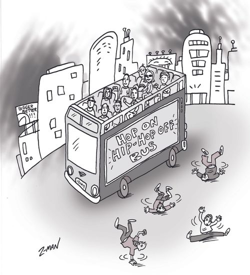 Hop on Hip-Hop Off Bus