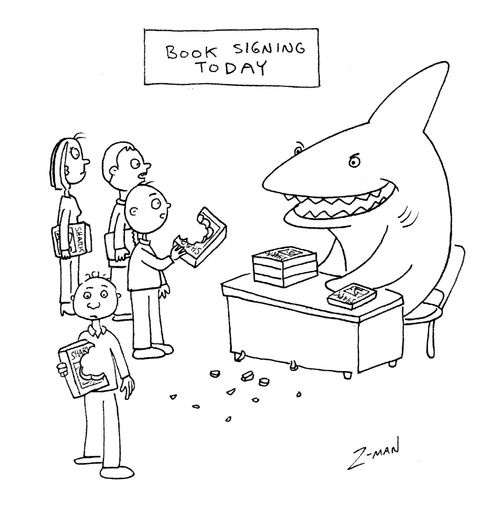 Shark Book Signing
