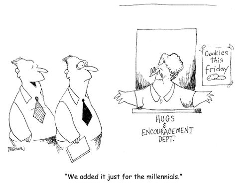 "We added it just for the millenials."