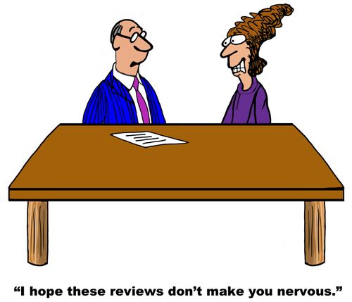"I hope these reviews don't make you nervous."
