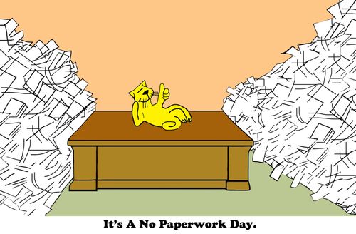 It's a No Paperwork Day