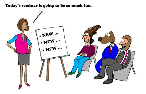 Today's seminar is going to be so much fun...
