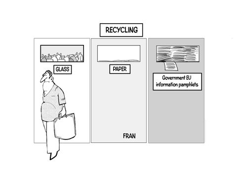 Recycling: Government EU Information Pamphlets.
