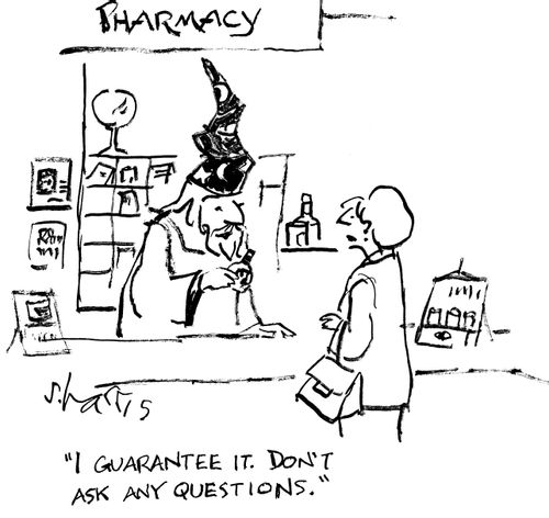 "I guarantee it. Don't ask any questions."
