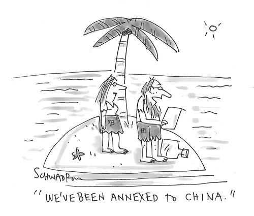 "We've been annexed to China."