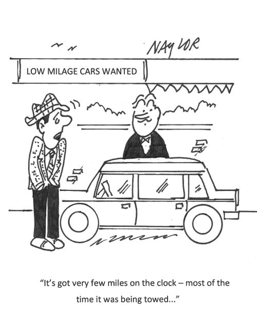 "It's got very few miles on the clock - most of the time it was being towed..."
