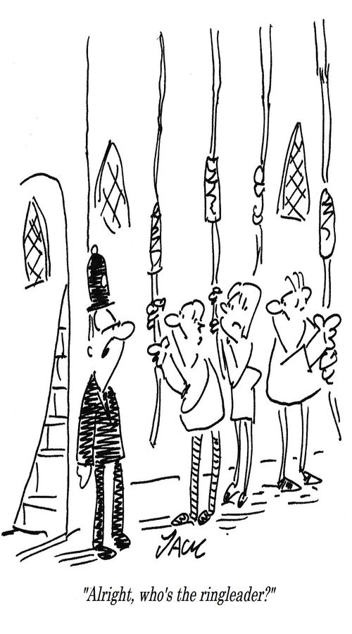 "Alright, who's the ringleader?"