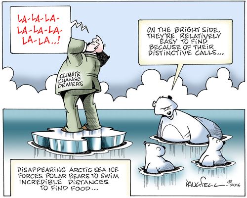 Disappearing Arctic sea ice forces polar bears to swim incredible distances to find food...