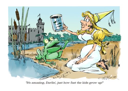 "It's amazing, Darlin', just how fast the kids grow up!"