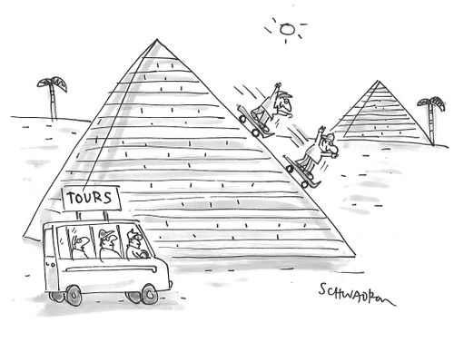 Fun on the pyramids