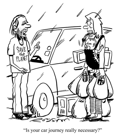 "Is your car journey really necessary?"