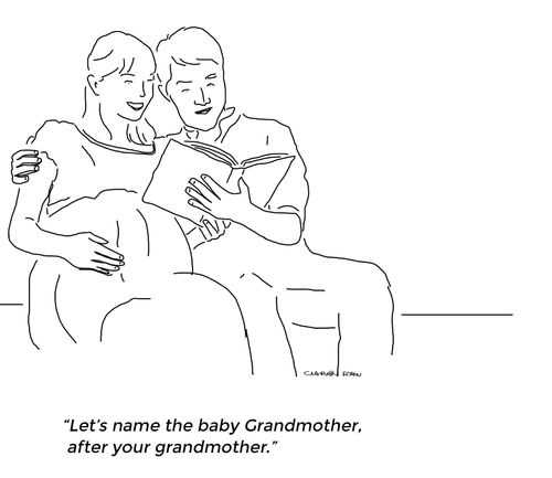 "Let's name the baby Grandmother, after your grandmother."