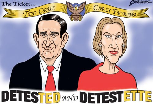 Cruz and Fiorina: DetesTED and DetestETTE