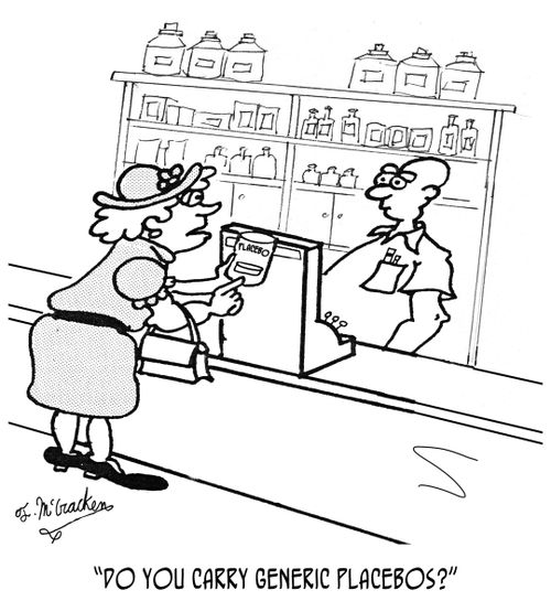 "Do you carry generic placebos?"