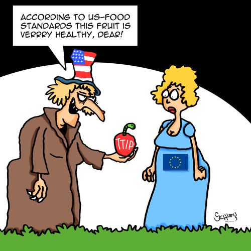 "According to US-Food standards this fruit is verry healthy, dear!"