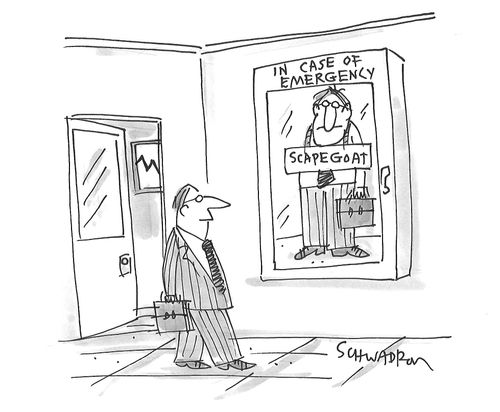 Scapegoat: In case of emergency