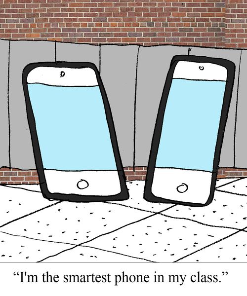 "I'm the smartest phone in my class."