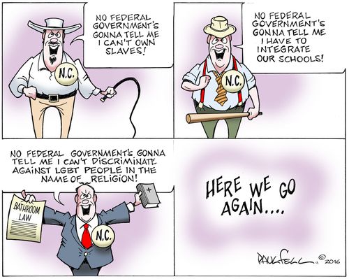 "No federal government's gonna tell me..."
