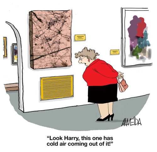 "Look, Harry, this one has cold air coming out of it!"
