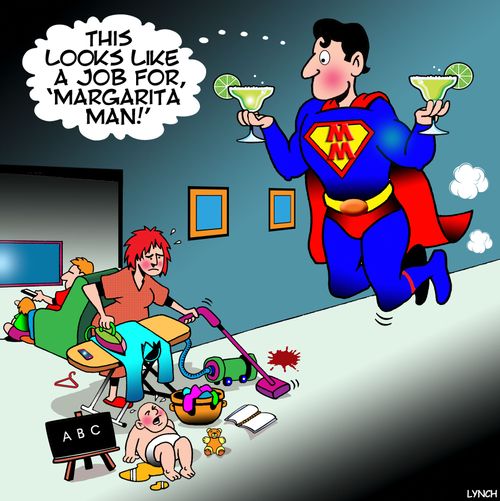 "This looks like a job for 'Margarita Man!'"