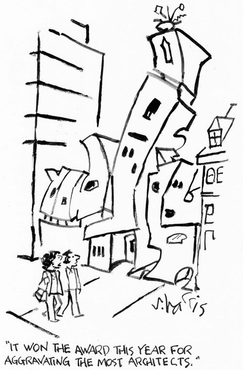 "It won the award this year for aggravating the most architects."