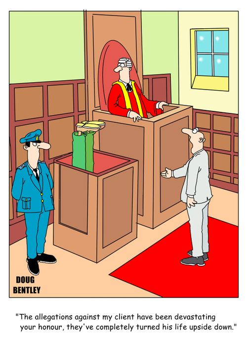 "The allegations against my client have been devastating your honour, they've completely turned his life upside down."