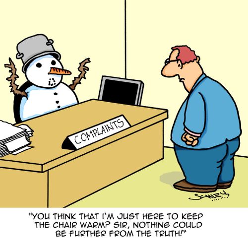 "You think that I'm just here to keep the chair warm? Sir, nothing could be further from the truth!"