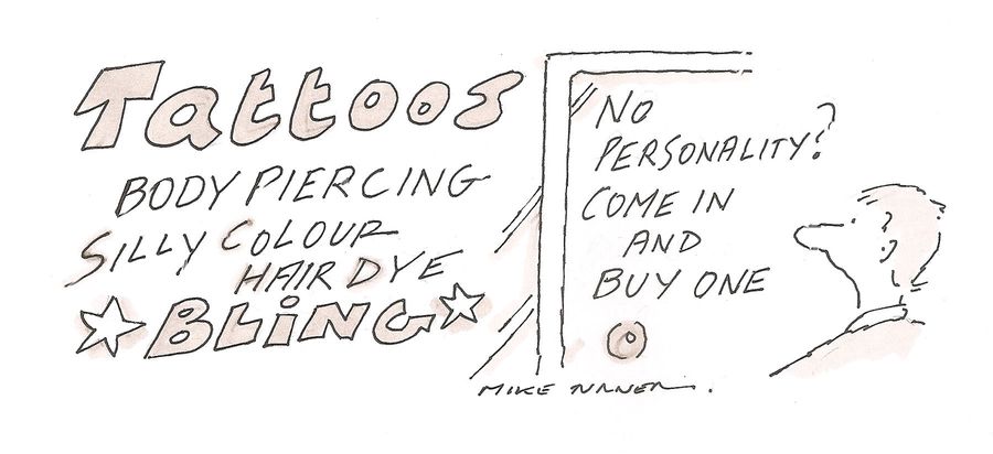 Tattoo Parlour: No Personality? Come in and buy one.