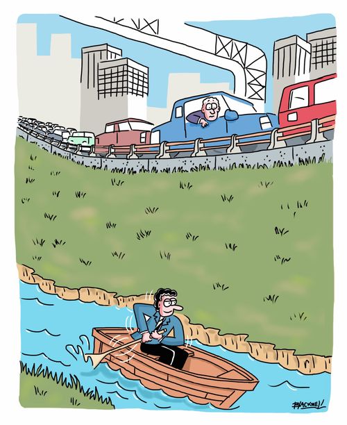 Beating the rush hour traffic