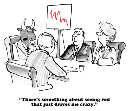 "There's something about seeing red that just drives me crazy."