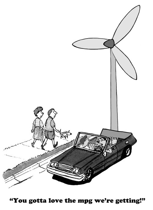 "You gotta love the mpg we're getting!"