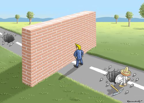 Donald Trump and the Mexican wall