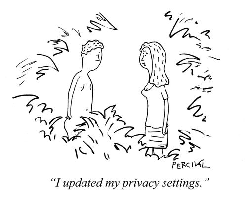 "I updated my privacy settings."