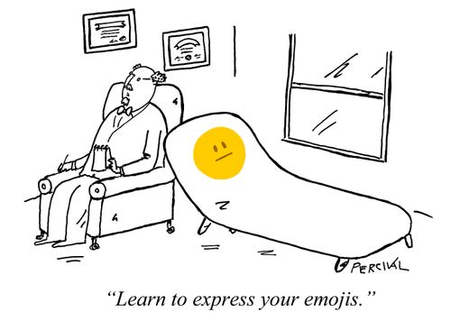 "Learn to express your emojis."