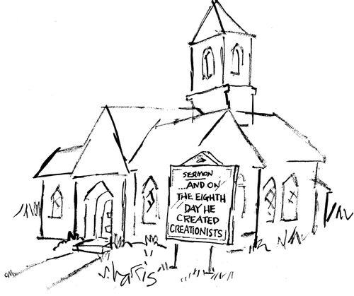 Sermon: '...and on the eighth day he created creationists.'