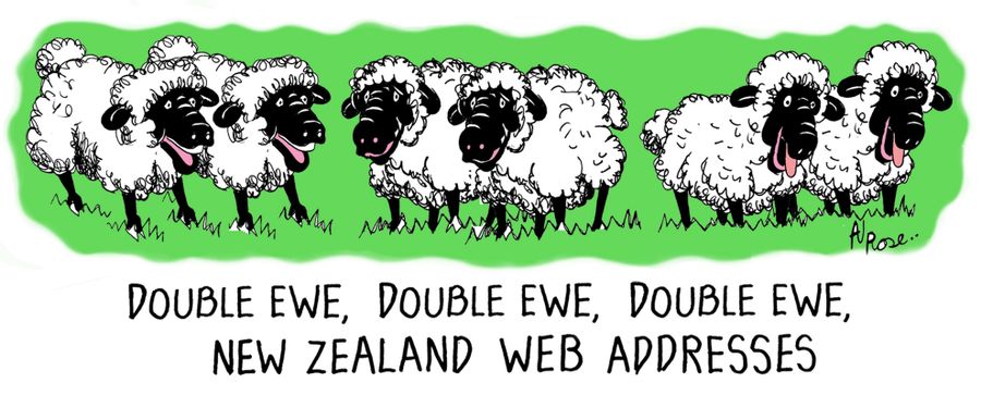 Double Ewe, Double Ewe, Double Ewe - New Zealand Web Address