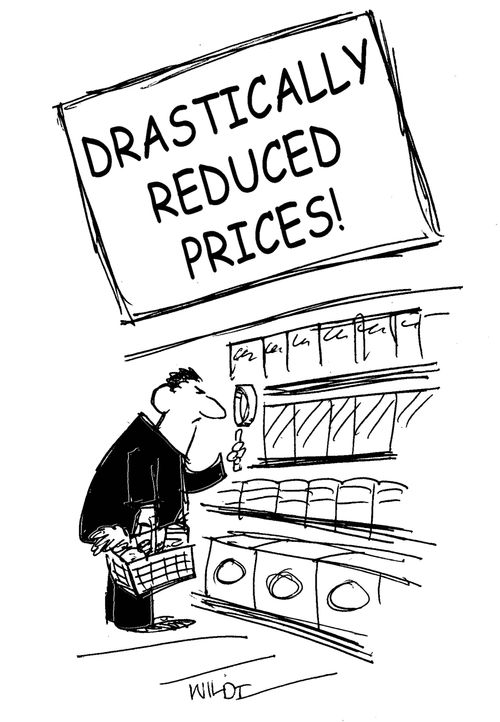 Drastically Reduced Prices!