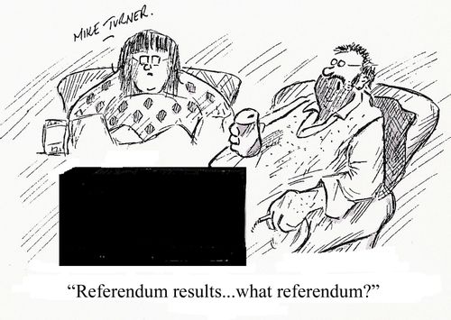 "Referendum results...what referendum?"