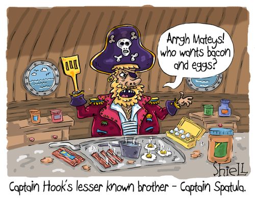 Captain Hook's lesser known brother - Captain Spatula