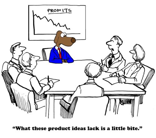 "What these product ideas lack is a little bite."