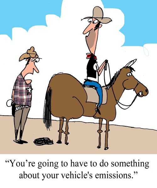 "You're going to have to do something about your vehicle's emissions."