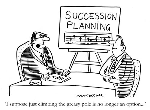 "I suppose just climbing the greasy pole is no longer an option..."