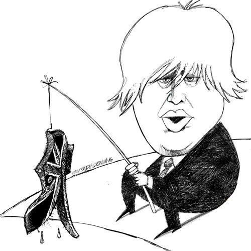 Boris Johnson fishing for votes