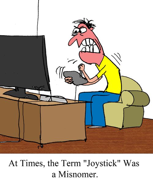 At Times the Term "Joystick" Was a Misnomer.