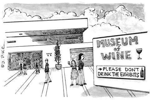 Museum of Wine: Please don't drink the exhibits.