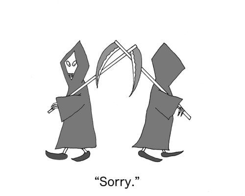 "Sorry."