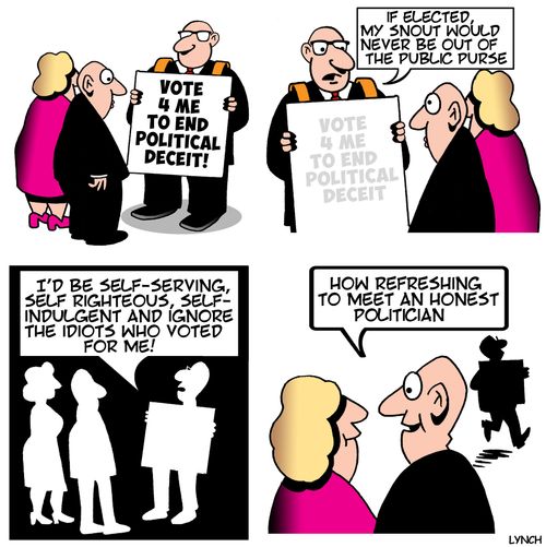 "How refreshing to meet an honest politician."