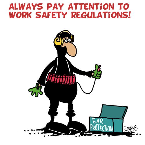 Always pay attention to work safety regulation!